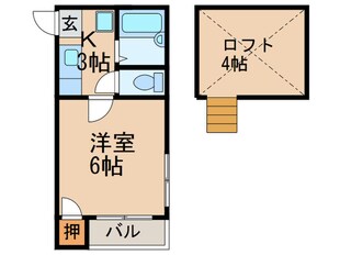 サニーテラス１番館の物件間取画像